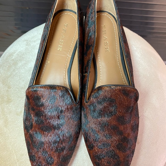 TRASK Genuine calf hair leopard print flats - Picture 4 of 9